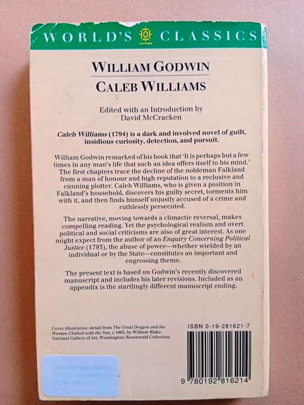 Caleb Williams, William Godwin