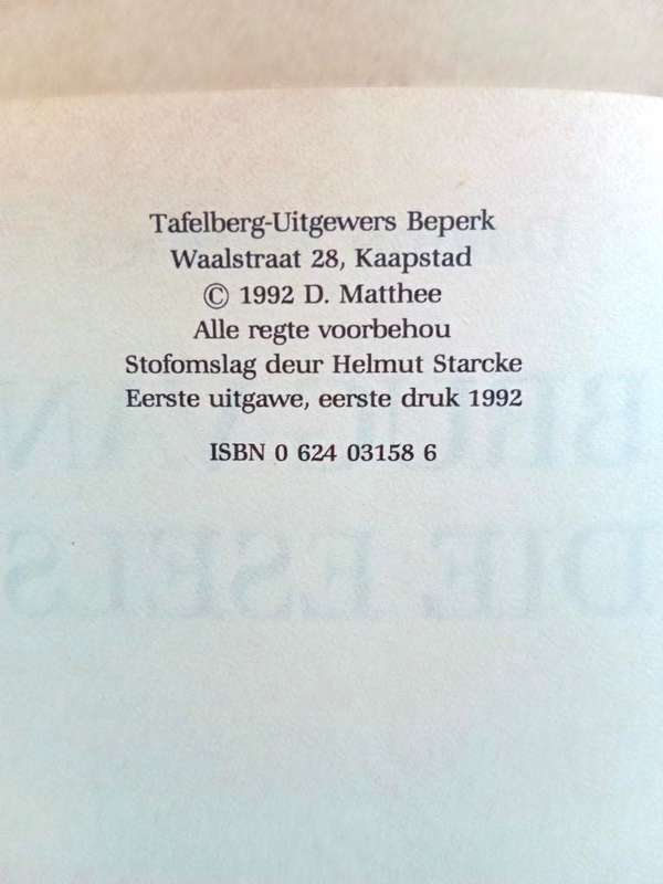Brug van die esels, Dalene Matthee [eerste uitgawe]