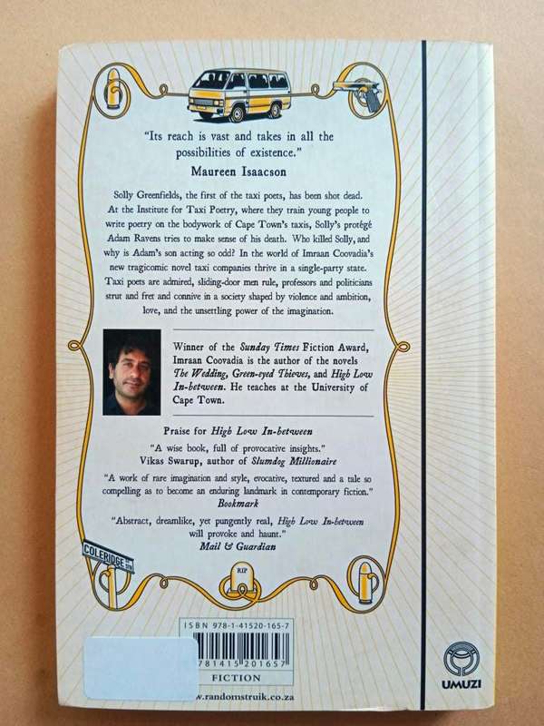 The Institute for Taxi Poetry, Imraan Coovadia