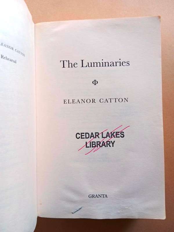 The Luminaries, Eleanor Catton