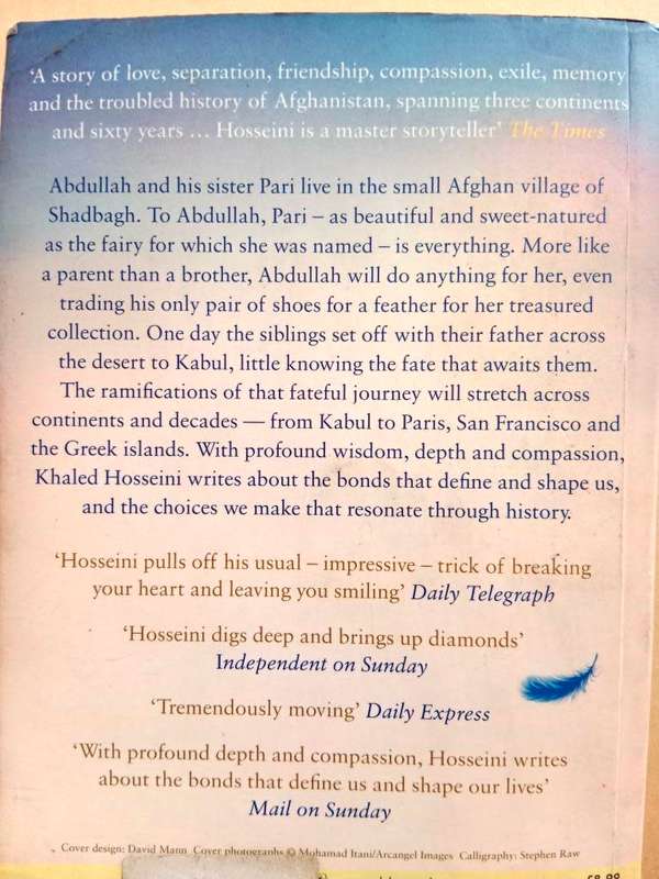 And the Mountains Echoed, Khaled Hosseini