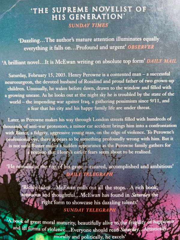 Saturday, Ian McEwan