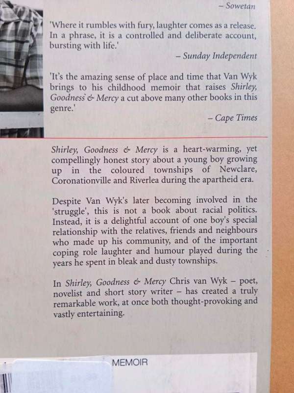 Shirley, Goodness and Mercy, Chris van Wyk