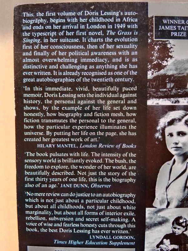 Under My Skin, Volume One of My Autobiography, to 1949, Doris Lessing