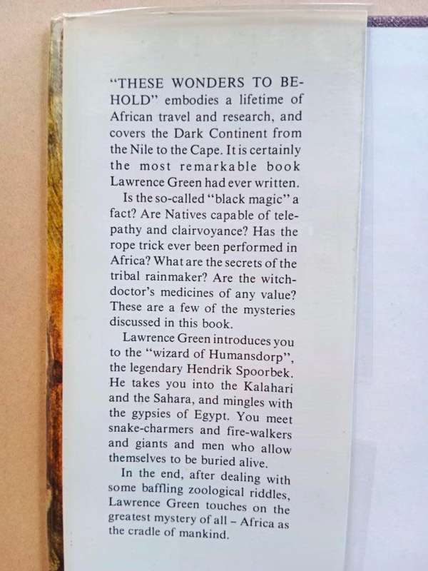 These Wonders to Behold, Lawrence G. Green