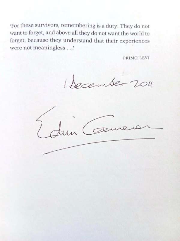 Witness to AIDS, Edwin Cameron [autographed copy]