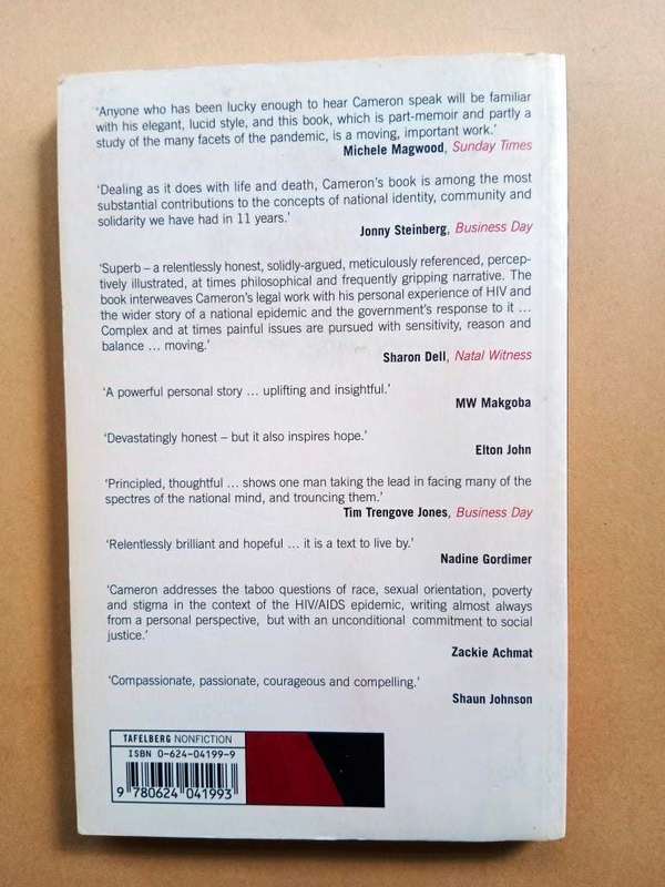 Witness to AIDS, Edwin Cameron [autographed copy]