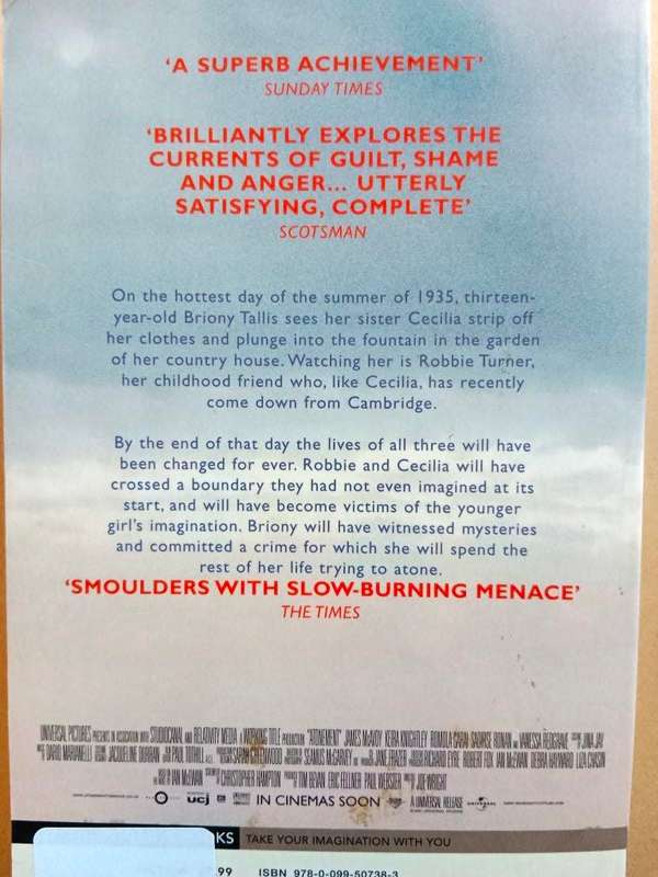 Atonement, Ian McEwan