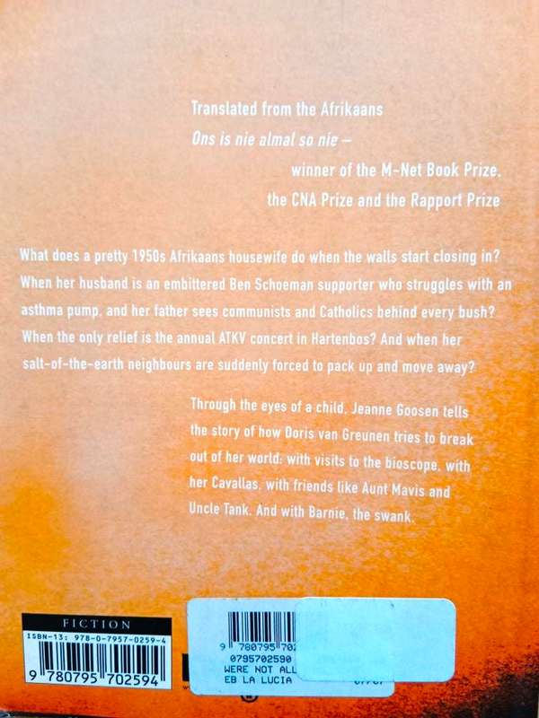 We`re Not All Like That, Jeanne Goosen (translated by André Brink)