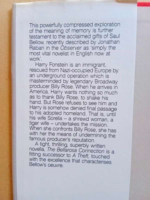 The Bellarosa Connection, Saul Bellow