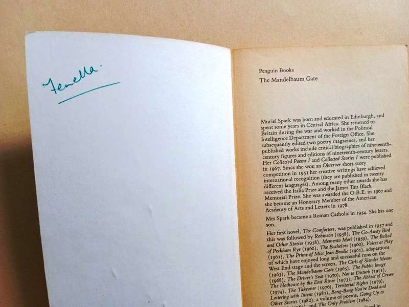 The Mandelbaum Gate, Muriel Spark