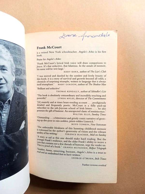 Angela`s Ashes, Frank McCourt