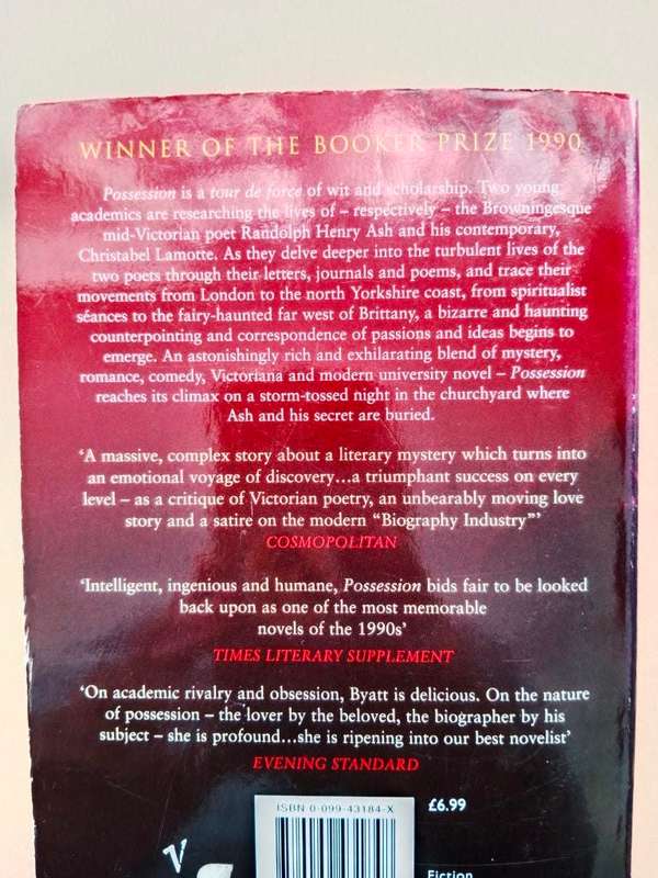 Possession, A.S. Byatt
