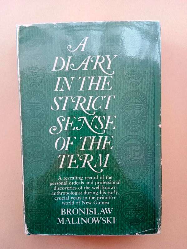 A Diary in the Strict Sense of the Term, Bronislaw Malinowski