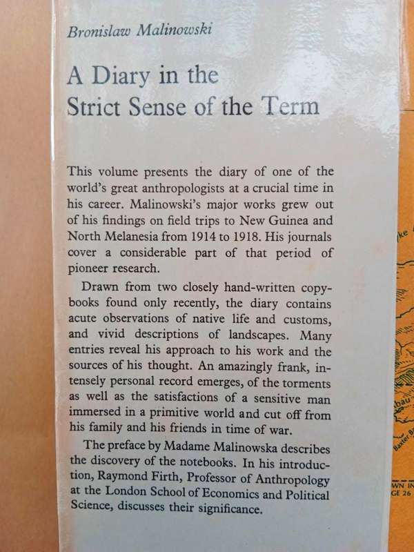 A Diary in the Strict Sense of the Term, Bronislaw Malinowski