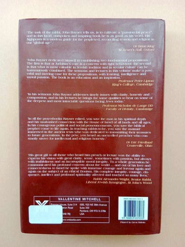 Signposts to the Messianic Age - Sermons and Lectures, Rabbi John D. Rayner