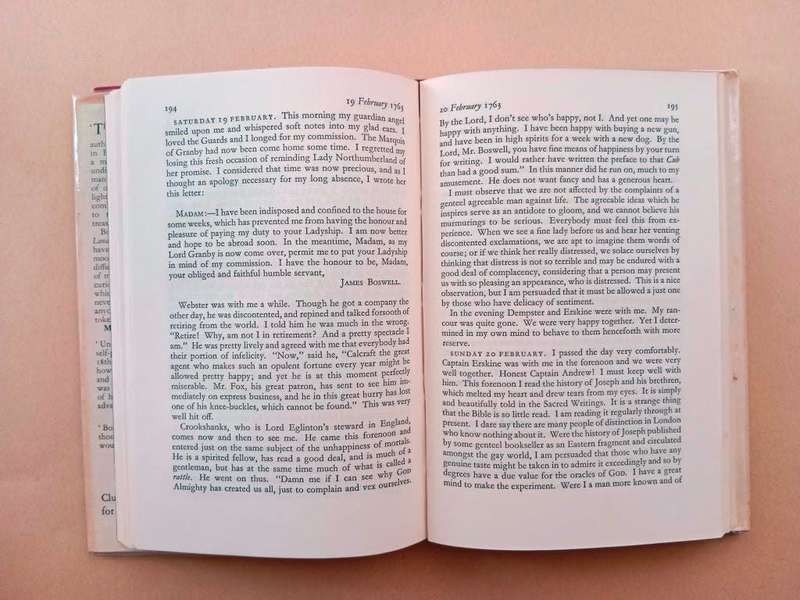 Boswell`s London Journal 1762-1763
