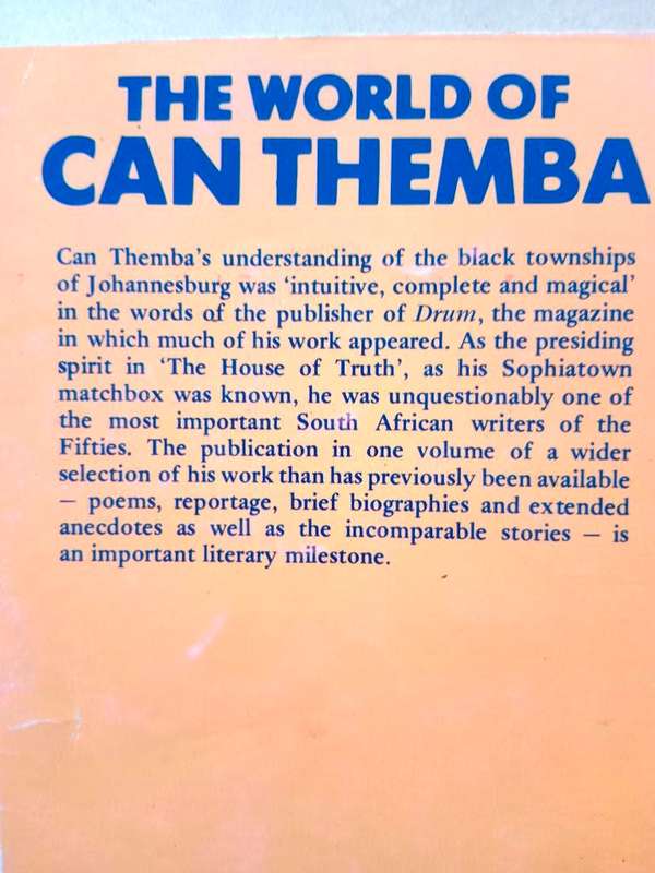 The World of Can Themba, edited by Essop Patel [selected writings]
