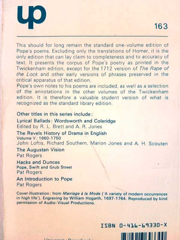 The Poems of Alexander Pope