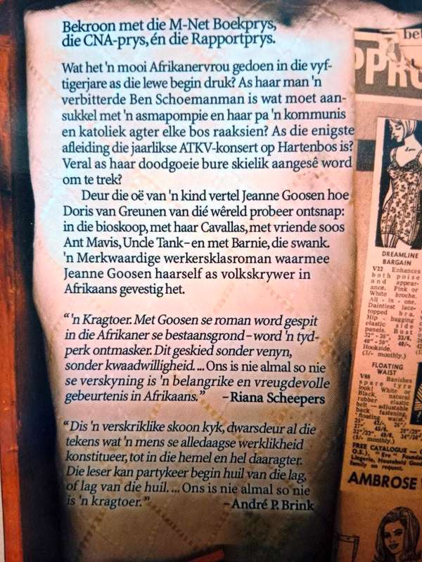 Ons is nie almal so nie, Jeanne Goosen