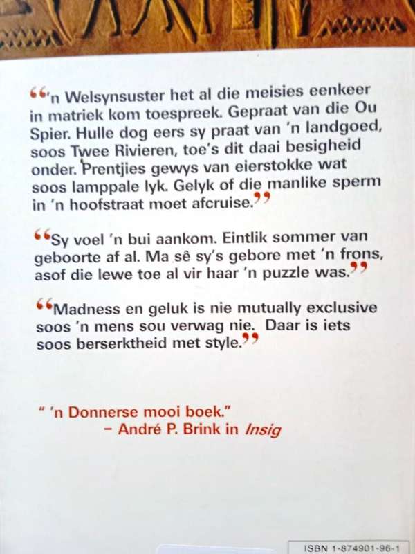 Annerkant die longdrop, Anoeschka von Meck