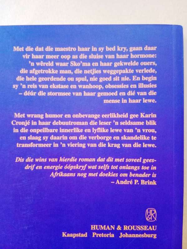 Vir `n pers huis, Karin Cronjé