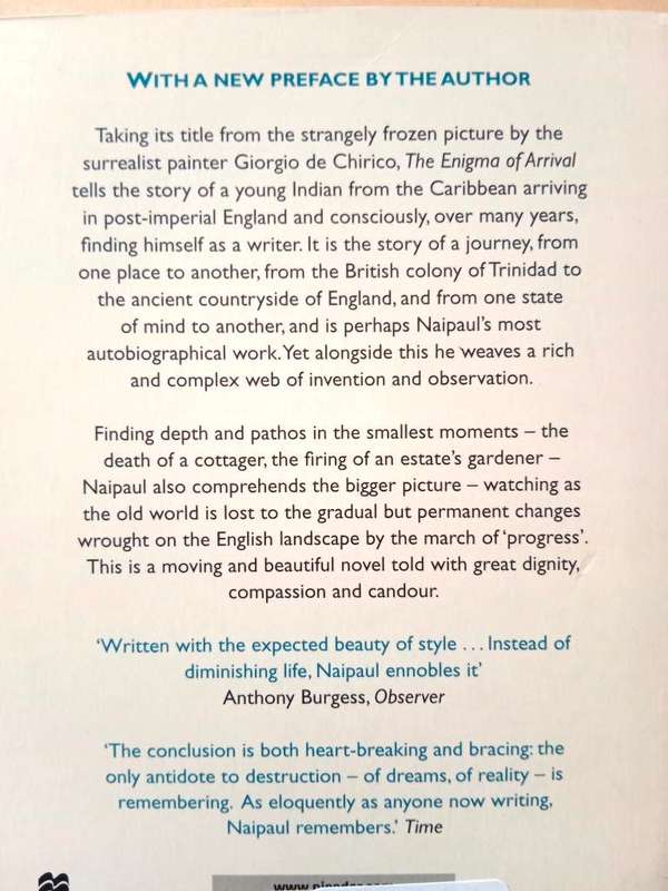 The Enigma of Arrival, V.S. Naipaul