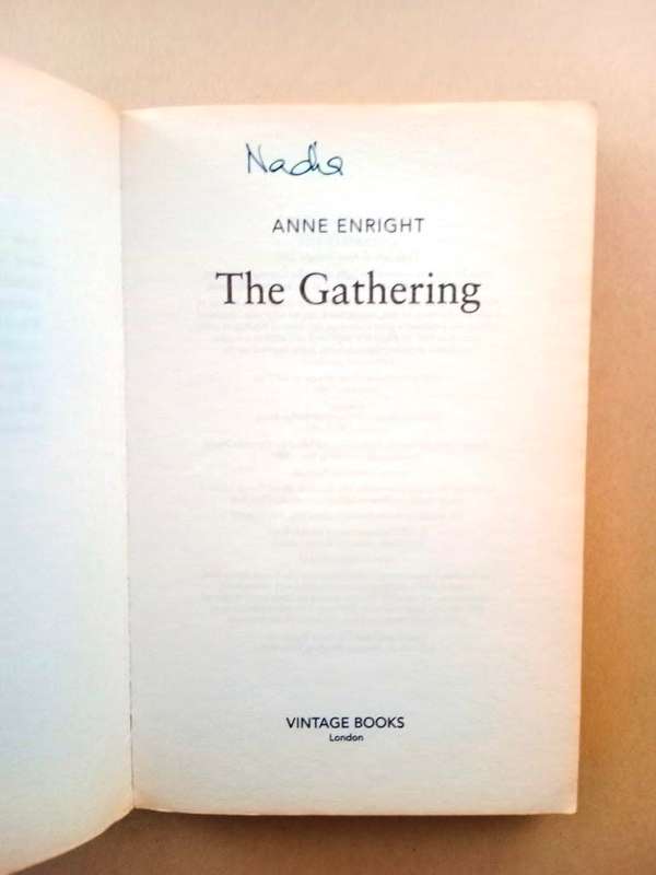 The Gathering, Anne Enright