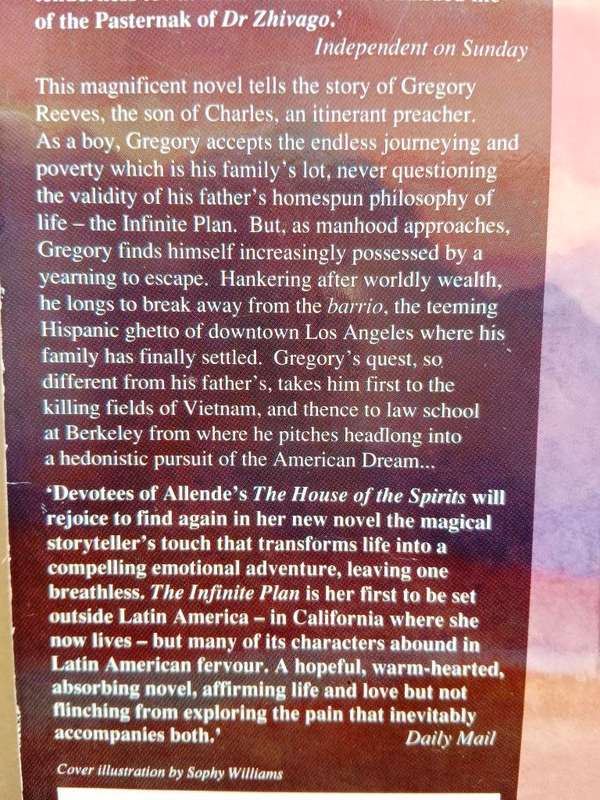 The Infinite Plan, Isabel Allende
