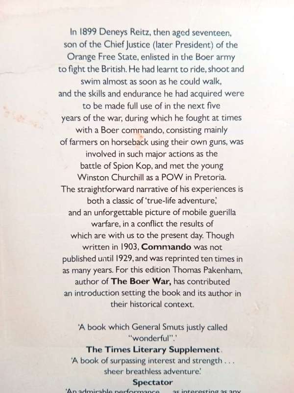 Commando - A Boer Journal of the Boer War, Deneys Reitz