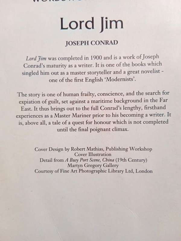Lord Jim, Joseph Conrad