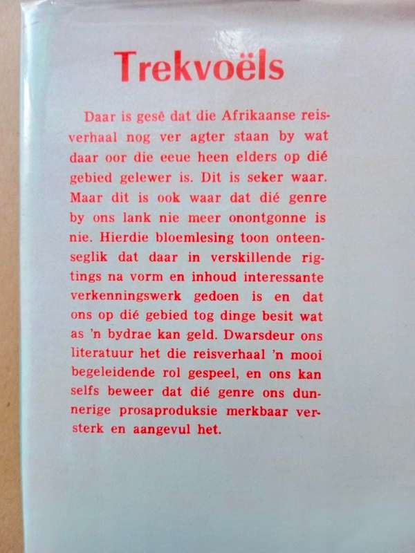 Trekvoëls, saamgestel deur A.P. Grové