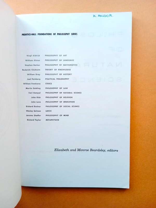 Philosophy of Natural Science, Carl G. Hempel