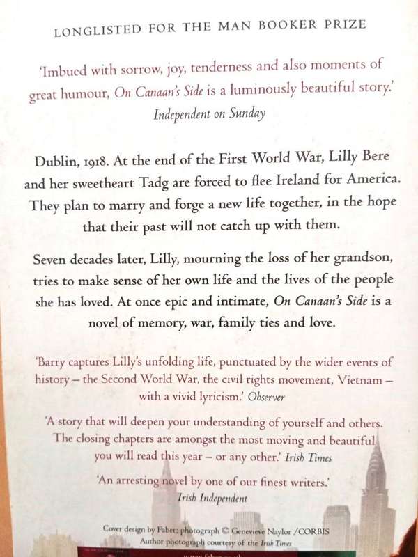 On Canaan's Side, Sebastian Barry