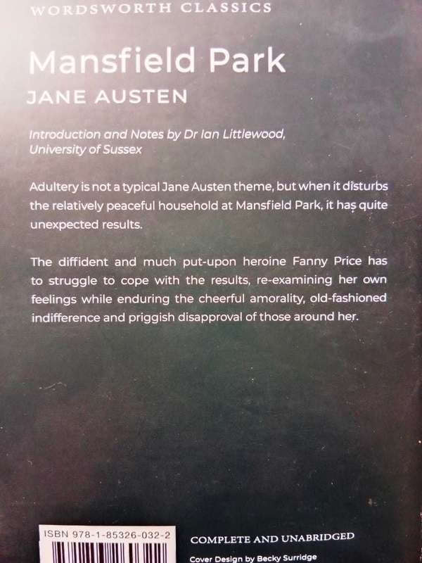 Mansfield Park, Jane Austen