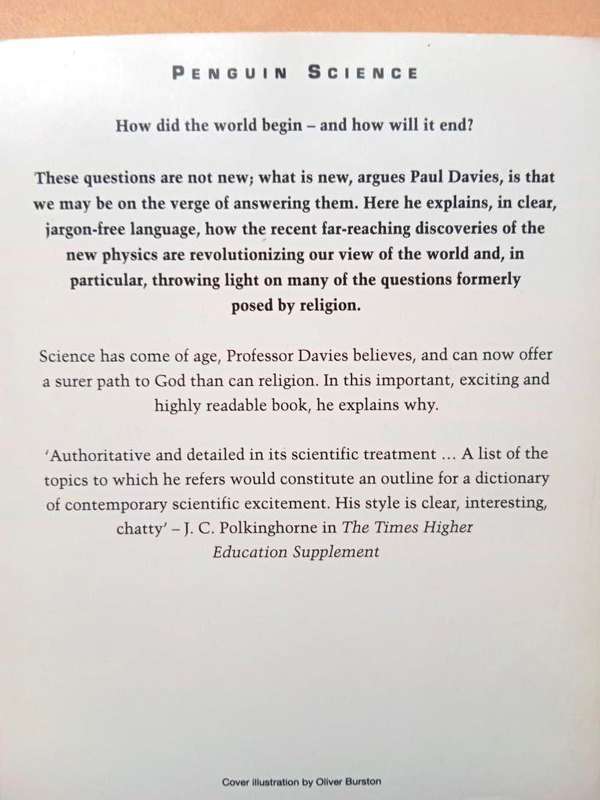 God and the New Physics, Paul Davies