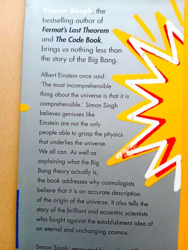 Big Bang, Simon Singh