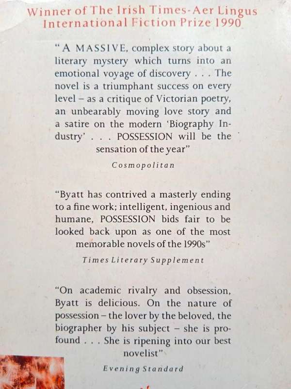 Possession, A.S. Byatt