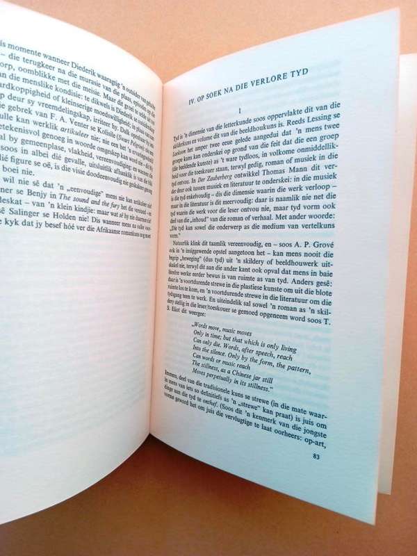 Aspekte van die Nuwe Prosa, André P. Brink