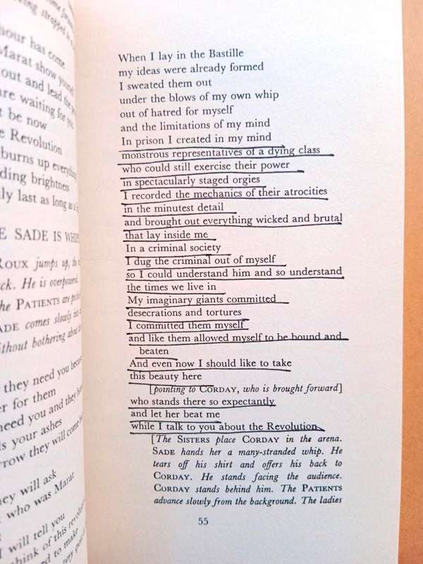 Marat/Sade, Peter Weiss