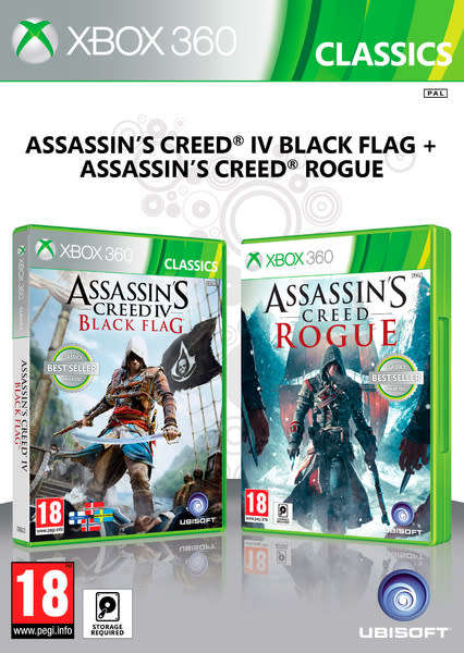 Assassin's Creed Black Flag & Rogue (Xbox 360)