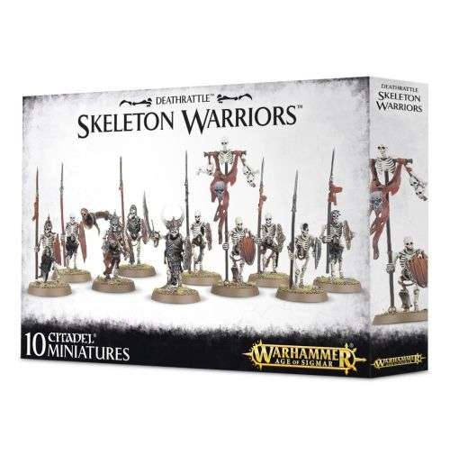 Warhammer Age Of Sigmar Deathrattle Skeleton Warriors