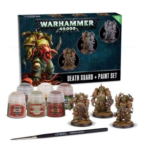 Warhammer 40k Death Guard + Paint Set