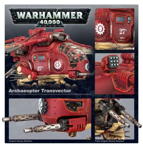 Adeptus Mechanicus: Archaeopter Transvector- Warhammer 40k