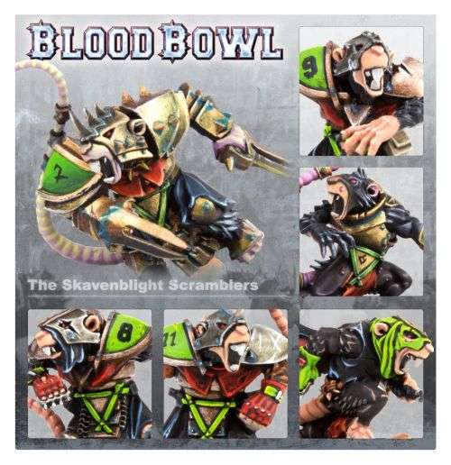 Skaven Blood Bowl Team  Skavenblight Scramblers