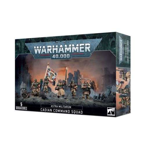Astra Militarum: Cadian Command Squad- Warhammer 40K