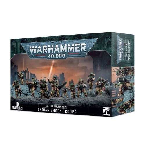 Astra Militarum: Cadian Shock Troops- Warhammer 40K