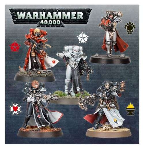 Adepta Sororitas : Battle Sisters Squad- Warhammer 40K