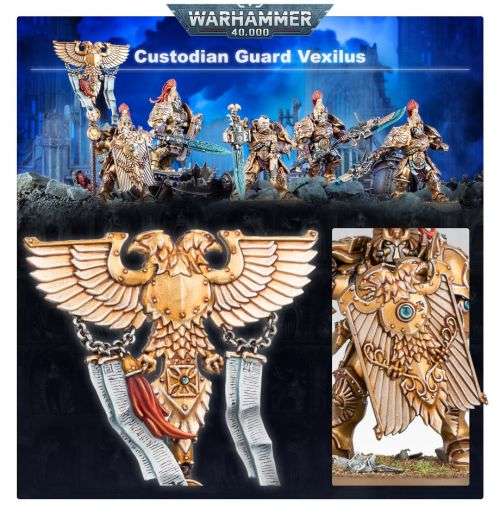 Adeptus Custodes: Custodian Guard Squad- Warhammer 40K