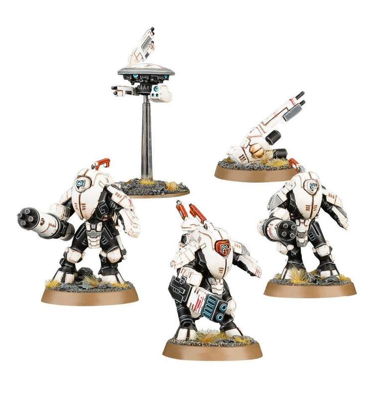 T`AU EMPIRE: STEALTH BATTLESUITS- Warhammer 40K